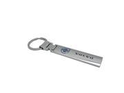 Silver Bar Shape Volvo Car Logo Key Chain Key ring