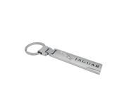 Silver Bar Shape Jaguar Car Logo Key Chain Key ring
