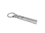 Silver Bar Shape Porsche Car Logo Key Chain Key ring