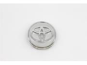 Silver 57mm Frosted Toyota Wheel Center Hub Caps set of 4