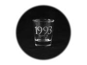 2oz 1993 Happy 21 Birthday shot glass