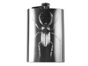 8oz Beetle Hip Flask insect