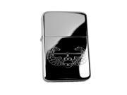 Lighter Air Assault Badge High Polish Chrome Windproof Engraved by Hip Flask Plus