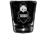 2oz XOXO Panda Shot Glass Wild Life