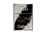 Lighter F86 Sabre U.S. Air Force High Polish Chrome