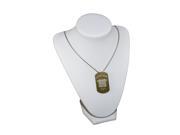 Dog Tag Gold US Navy Necklace 30 Chain