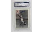 Yogi Berra Signed New York Yankees Card Front Row 92 PSA DNA 5