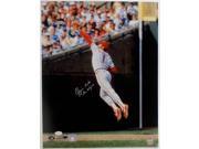 Ozzie Smith St. Louis Cardinals Signed 16x20 Jump Catch Photo The Wizard JSA