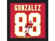 Tony Gonzalez Framed Kansas City Chiefs 20x20 Jersey Photo