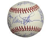 1986 New York Mets Team Signed 22 Signature Baseball JSA P07977