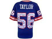 1986 New York Giants Team Signed Replica Taylor M N Jersey JSA 26 Signatures