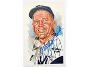 Whitey Ford New York Yankees Autographed 1981 Authentic Perez Steele Postcard