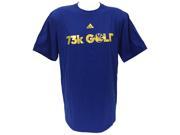 Golden State Warriors ADIDAS Men s 73K Gold T Shirt Size X Large