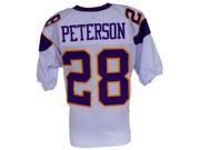 Adrian Peterson Unsigned Custom White Pro Style X Large Football Jersey