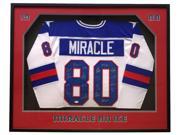 1980 Team USA Miracle On Ice Signed Framed Jersey w 19 Signatures JSA ITP