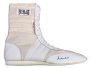 Muhammad Ali Signed White Everlast Boxing Shoe PSA AB11936