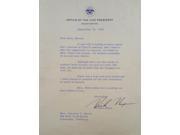 President Richard Nixon Signed Typed Letter PSA AB12053