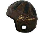 Joe Namath Signed New York Jets Leather Helmet PSA