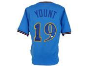 Robin Yount Signed Custom Blue Baseball Jersey JSA