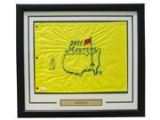 Ernie Els Signed Framed 2011 Masters Golf Flag JSA F95472