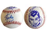 Stan Lee Signed Baseball w Michael Golden Sketch of Rogue Lee Holo JSA L26415