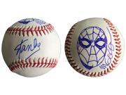 Stan Lee Signed Baseball w Michael Golden Sketch of Spider Man JSA L26408