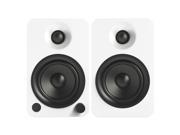 Kanto YU4 Powered Speakers with Bluetooth and Phono Preamp Matte White