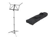 NavePoint Adjustable Folding Sheet Music Stand Score Holder Mount Tripod with Carrying Gig Bag