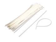 NavePoint 14 Inch Nylon Cable Wire Zip Tie 40 lbs Natural White 1000 Pack Lot Pcs Qty