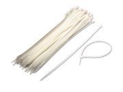 NavePoint 14 Inch Nylon Cable Wire Zip Tie 50 lbs Natural White 500 Pack Lot Pcs Qty