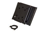 NavePoint Low Profile Wall Mount TV Bracket Tilt 13 28 Inches with HDMI Cable