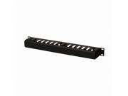 NavePoint 1U Metal Rack Mount Horizontal Cable Manager Duct Raceway For 19 Server Rack