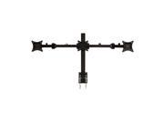 NavePoint Articulating Triple LCD Monitor Mount Stand C Clamp Holds 3 Monitors Up To 24 Inches Black