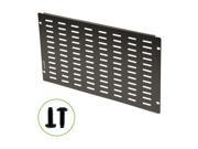 Navepoint 6U Blank Rack Mount Panel Spacer With Venting For 19 Inch Server Network Rack Enclosure Or Cabinet Black