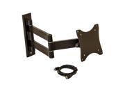 NavePoint Articulating Wall Mount TV Bracket Tilt Swivel 17 29 Inches with HDMI Cable