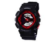 Time100 Colorful LED Dual time Display Multifunction Sport Electronic Watch W40104G.03A