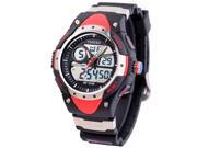 Time100 Dual Display Multifunction Red Sport Electronic Waterproof Dive Watch W40013M.04A