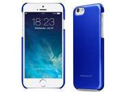 MACALLY SnapP6MBL iPhone R 6 4.7 Snap On Case Metallic Blue