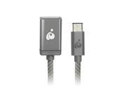 Iogear Charge Sync USB C to USB Type A Adapter Space Gray
