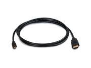 C2G 1.5ft High Speed HDMI to HDMI Micro Cable with Ethernet