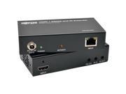 Tripp Lite BHDBT K SI ER HDBaseT HDMI Over Cat5e 6 6a Extender Kit with Serial and IR Control 1080p Up to 500 ft. 150M