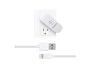 Belkin F8J077TT04 WHT Dual Swivel Charger With Lightning To Usb Cable 10 Watt 2.1 Amp Per Port 10 W Output Power 5 V Dc Output Voltage 2.10 A Output Cur