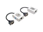 Tripp Lite B130 101A SR VGA with Audio over Cat5 Cat6 Extender Kit Transmitter and Receiver with EDID USB Powered