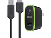 Belkin Home Charger with USB 3.0 Micro B Cable 10 Watt 2.1 Amp