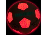 TealCo Night Sports Light Up Soccer Ball Standard Size Weight Lighted By Internal LED for Soccer Fun at Night!