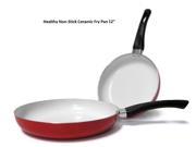 12 Non Stick Ceramic Coated Fry Pan Healthy Frying Pan or Skillet