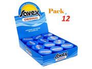 12 Pack Original Savex Lip Balm Jar Lip Moisturizer for Dry Chapped Lips