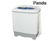 Panda Small Compact Portable Washing Machine 12 lbs Capacity with Spin Dryer Larger Size Built in Pump