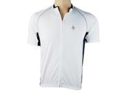 Origin8 Apparel TechSport Short Sleeve Cycling Jersey Medium White
