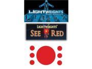 Lightweight Safety Limited Reflector Dots 7P Red